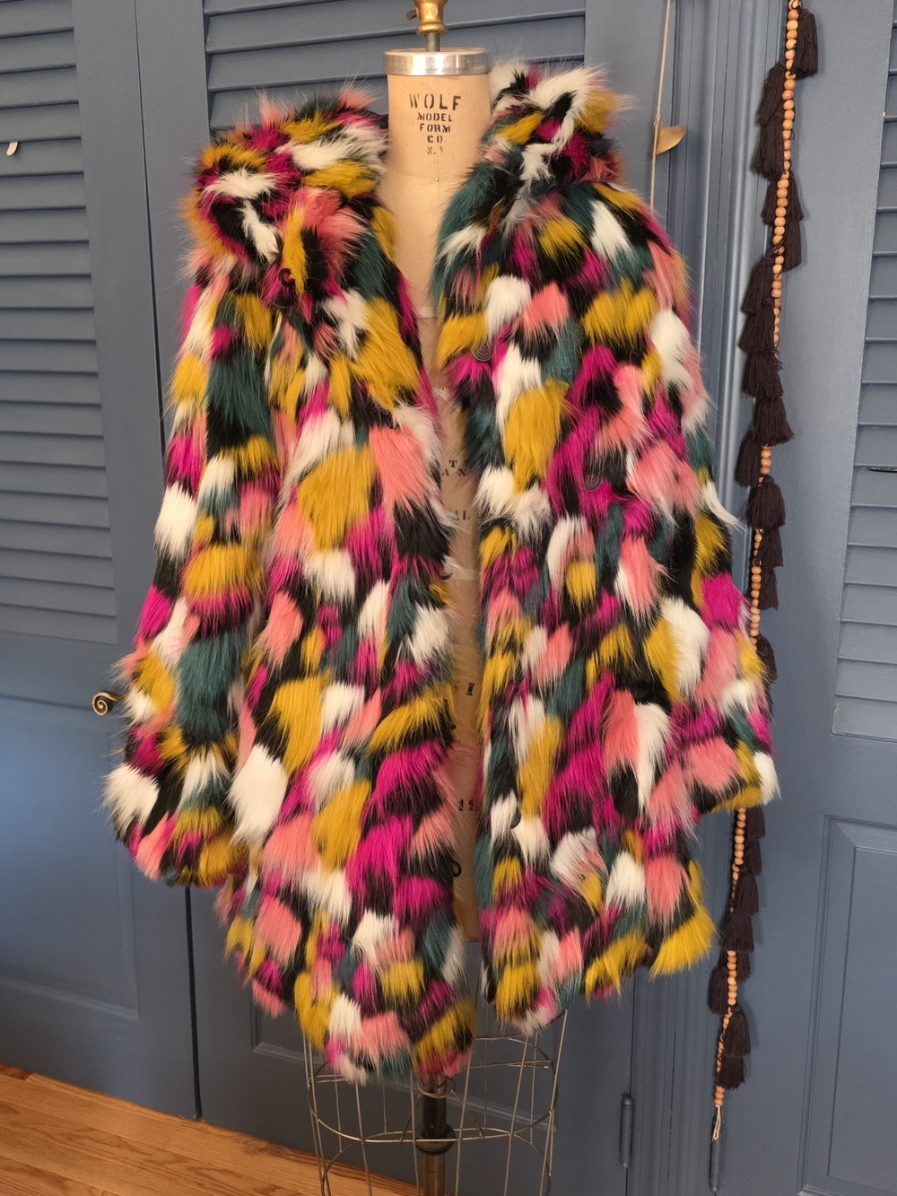 SpiritHoods Collector's Edition Monarch Butterfly Faux Fur Coat - Picture 2 of 13